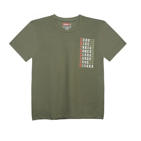 Phonetic Alphabet T Shirt Green Emirates Official Store 7517