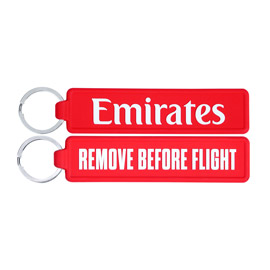 Remove Before Flight rubberised keyring
