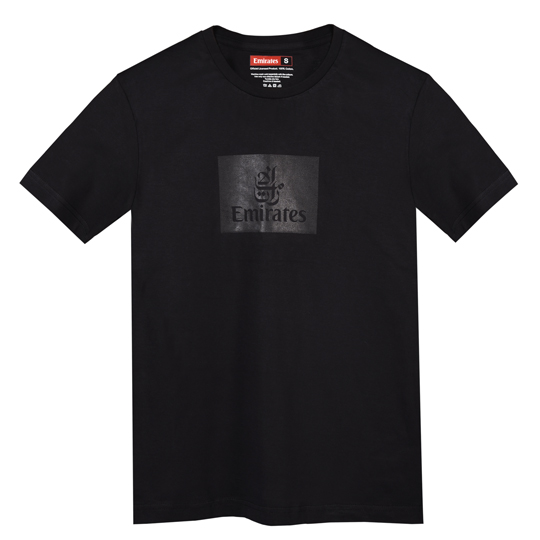 emirates t shirt black