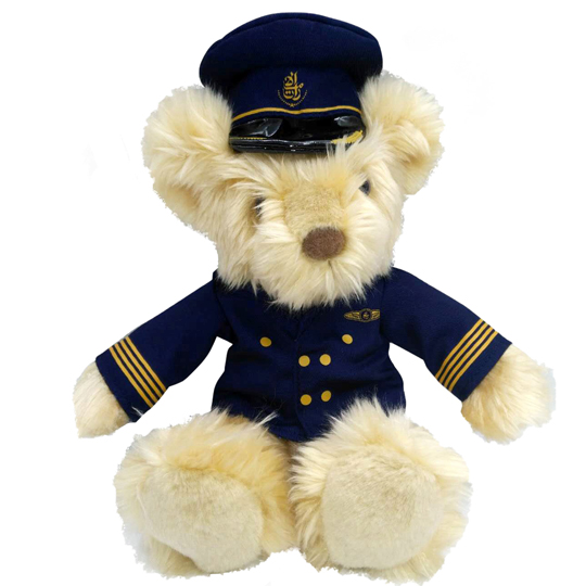 teddy bear in marine uniform