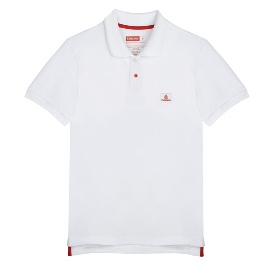 Emirates children's polo shirt, white HS Code - 6109 1000 | Emirates ...