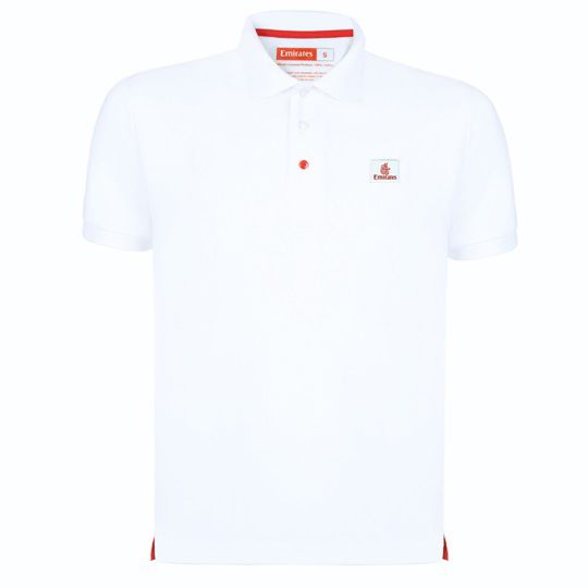 Emirates men's polo shirt, white | Emirates Official Store